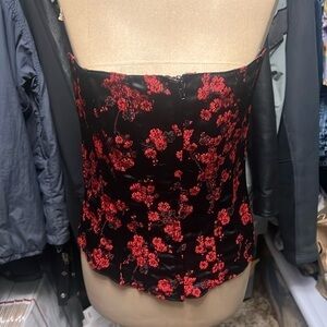 Women’s Tesa zip front corset, string cinch back size 40